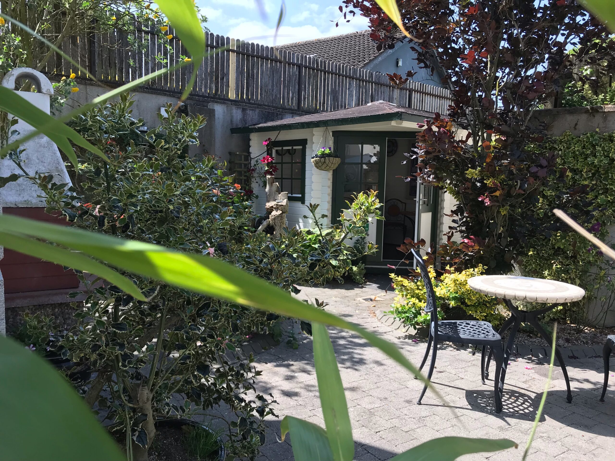 Patio area for guests' use